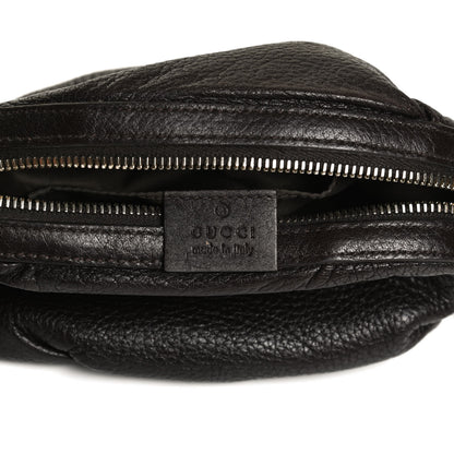 Gucci Deerskin Medium Bamboo Cosmetic Case Dark Brown 6 of 11