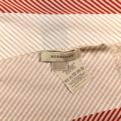 Burberry Silk Super Exploded Scarf Red 3 of 3