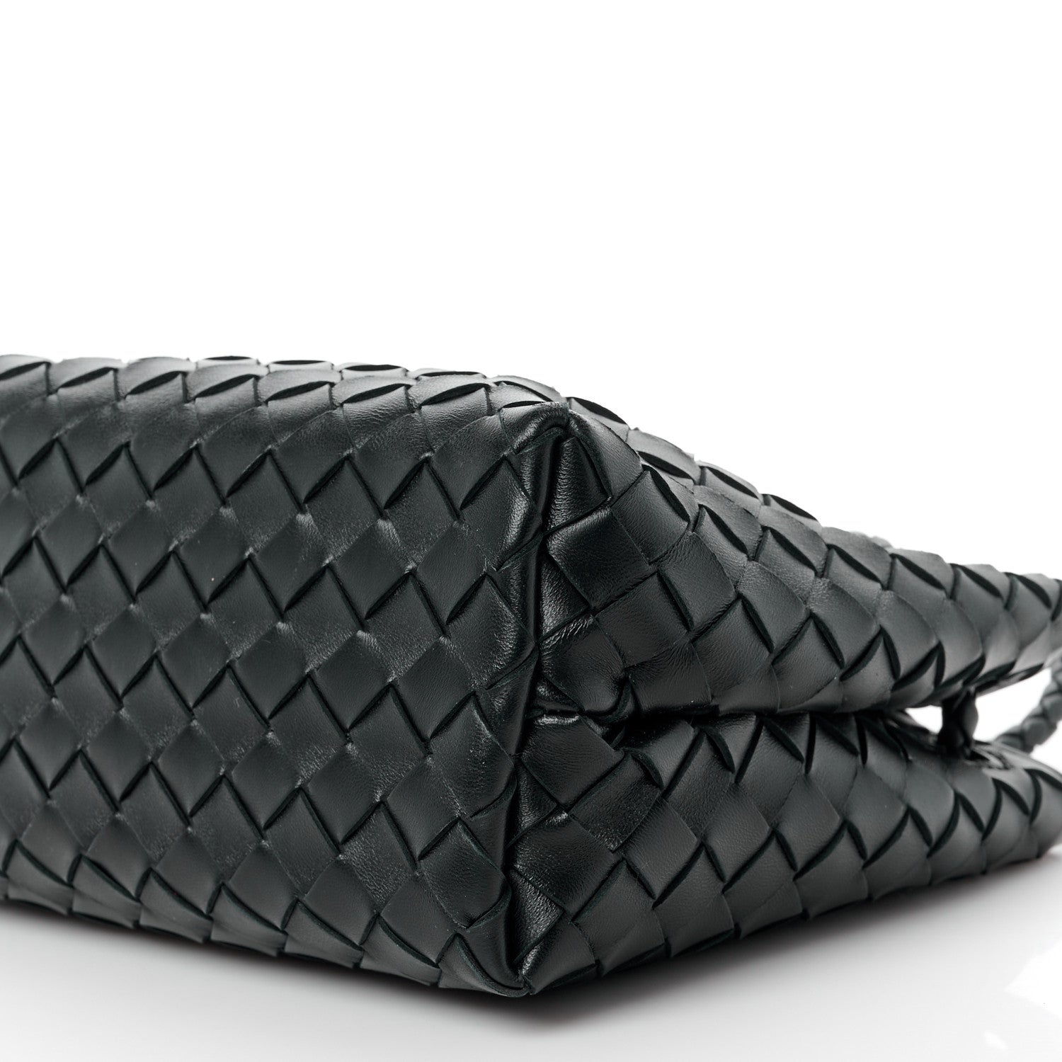 Bottega Veneta Nappa Intrecciato Small Andiamo Shoulder Bag Black 10 of 12