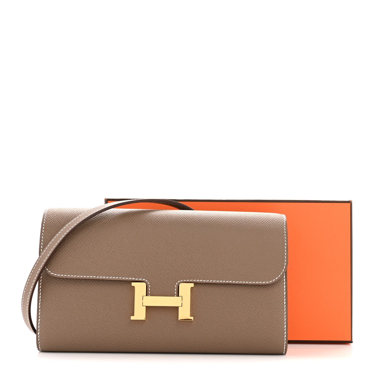 Hermes Epsom Constance Long To Go Wallet Etoupe 14 of 14