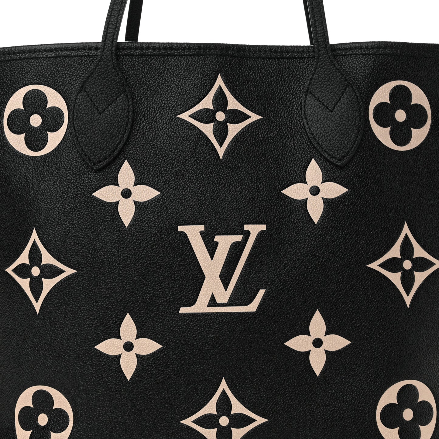 Empreinte Monogram Giant Neverfull MM Black Beige
