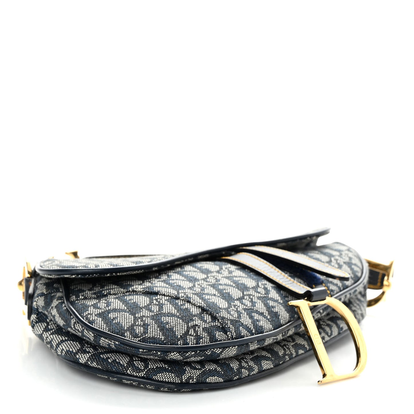 Monogram Saddle Bag Blue