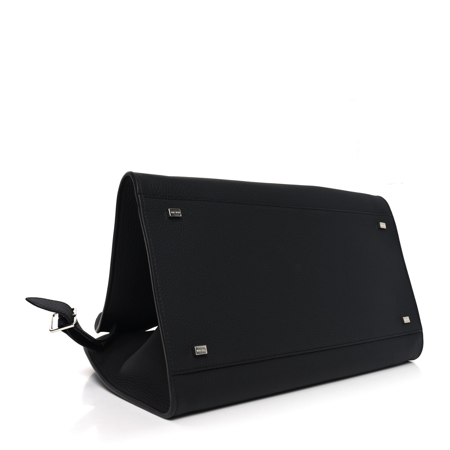 The Row Matte Grained Calfskin Soft Margaux 15 Black 4 of 9