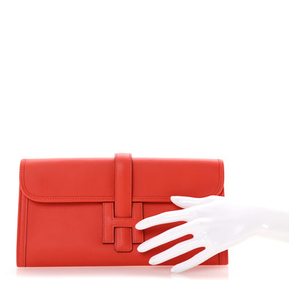Hermes Swift Jige Elan 29 Clutch Feu 2 of 8