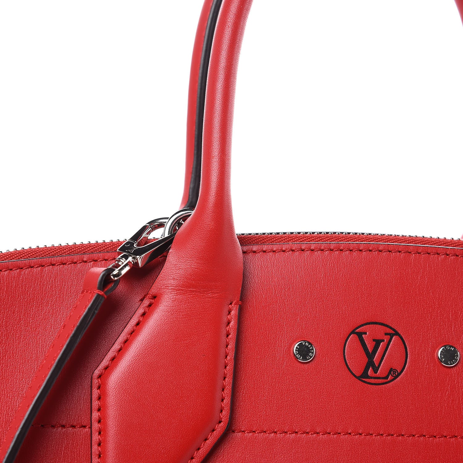 Louis Vuitton Veau Satin City Steamer MM Rubis 10 of 13