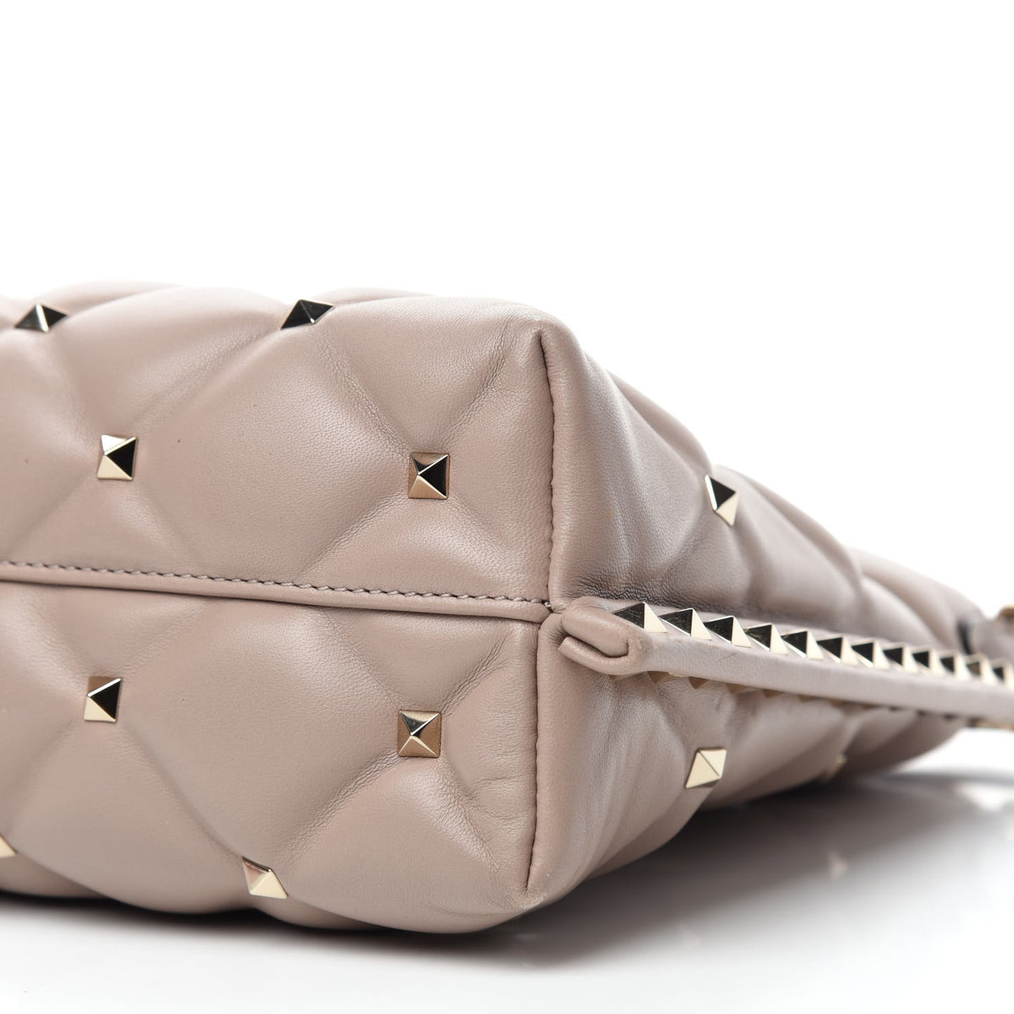 Nappa Candystud Shoulder Bag Poudre