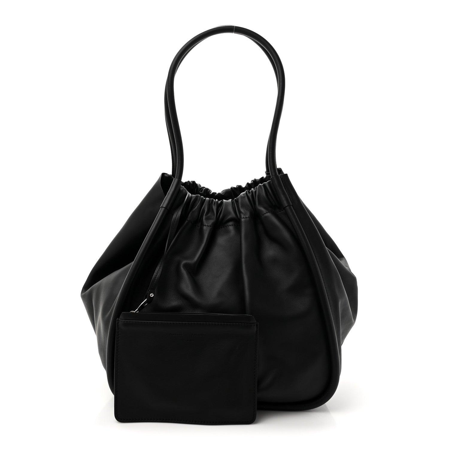Proenza Schouler Calfskin XL Ruched Tote Black 3 of 10