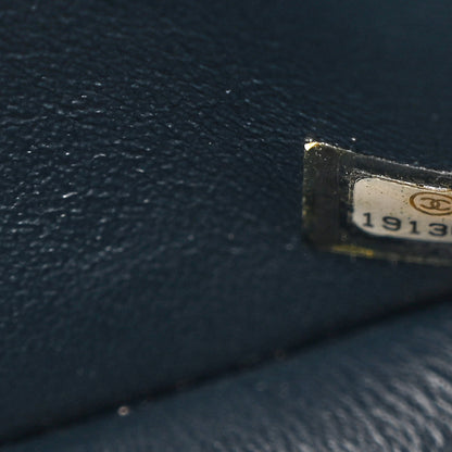 Chanel Patent Quilted Jumbo Double Flap Navy 7 of 12