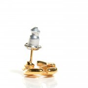 Chanel CC Earrings Gold 3 of 10