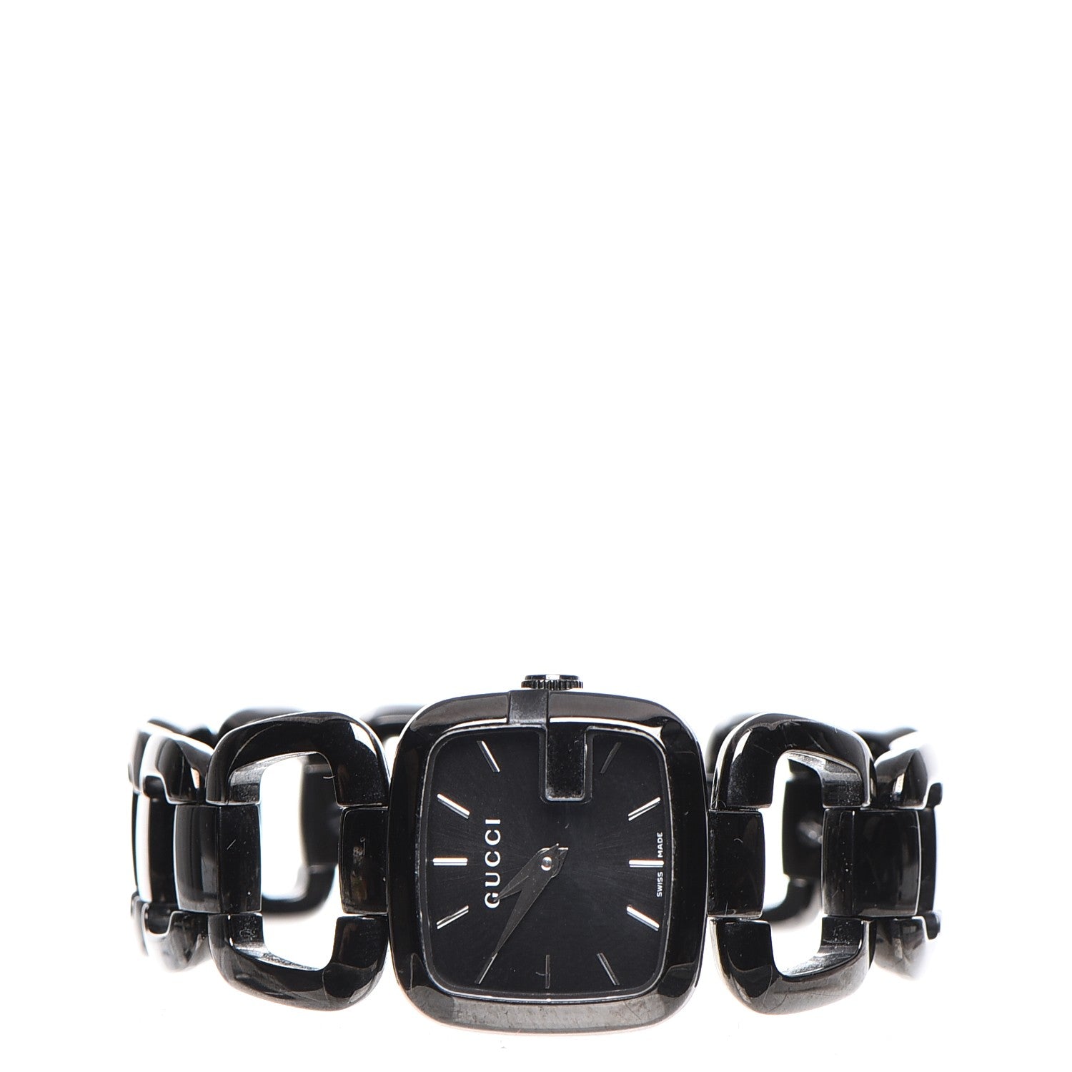 Gucci PVD Stainless Steel 24mm G-Gucci Square Quartz Watch Black 3 of 7