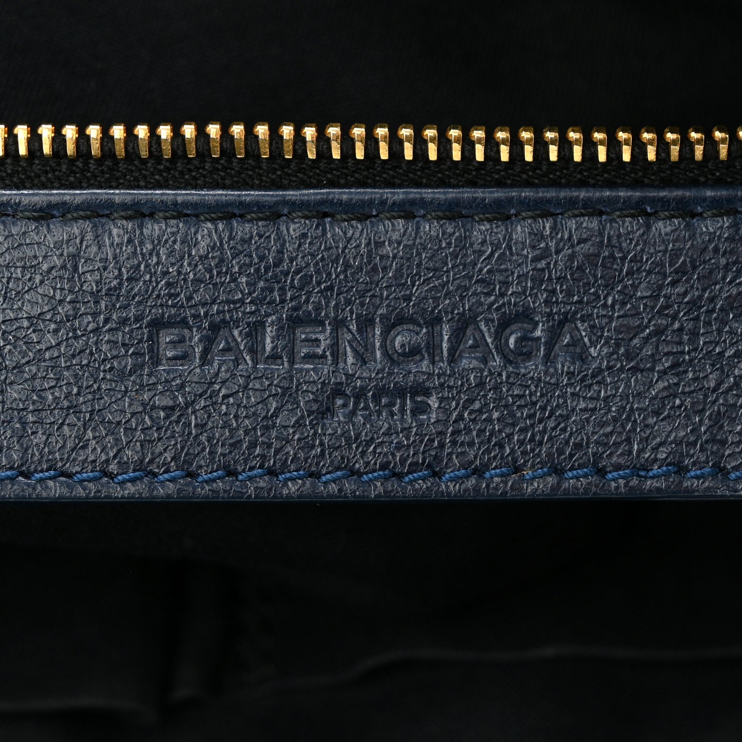 Agneau Giant 12 Gold Hardware City Bleu Obscur