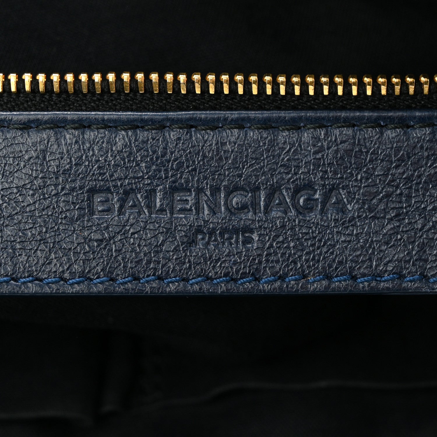 Balenciaga Agneau Giant 12 Gold Hardware City Bleu Obscur 6 of 10