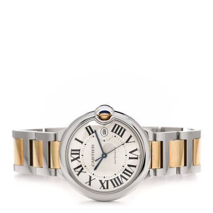 Cartier Stainless Steel 18K Yellow Gold 42mm Ballon Bleu De Cartier Automatic Watch 2 of 5