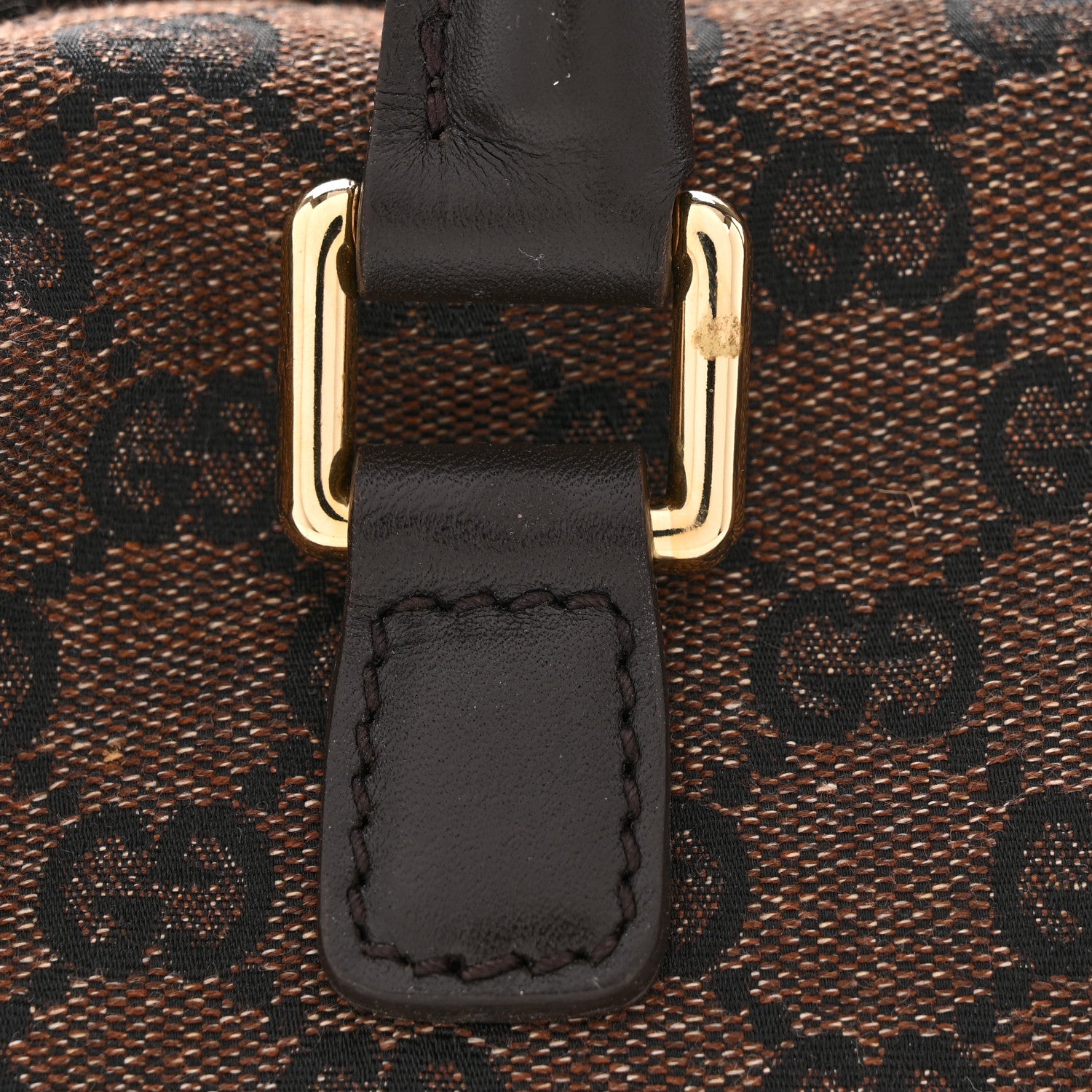 Gucci Monogram Small Boston Dark Brown 11 of 13