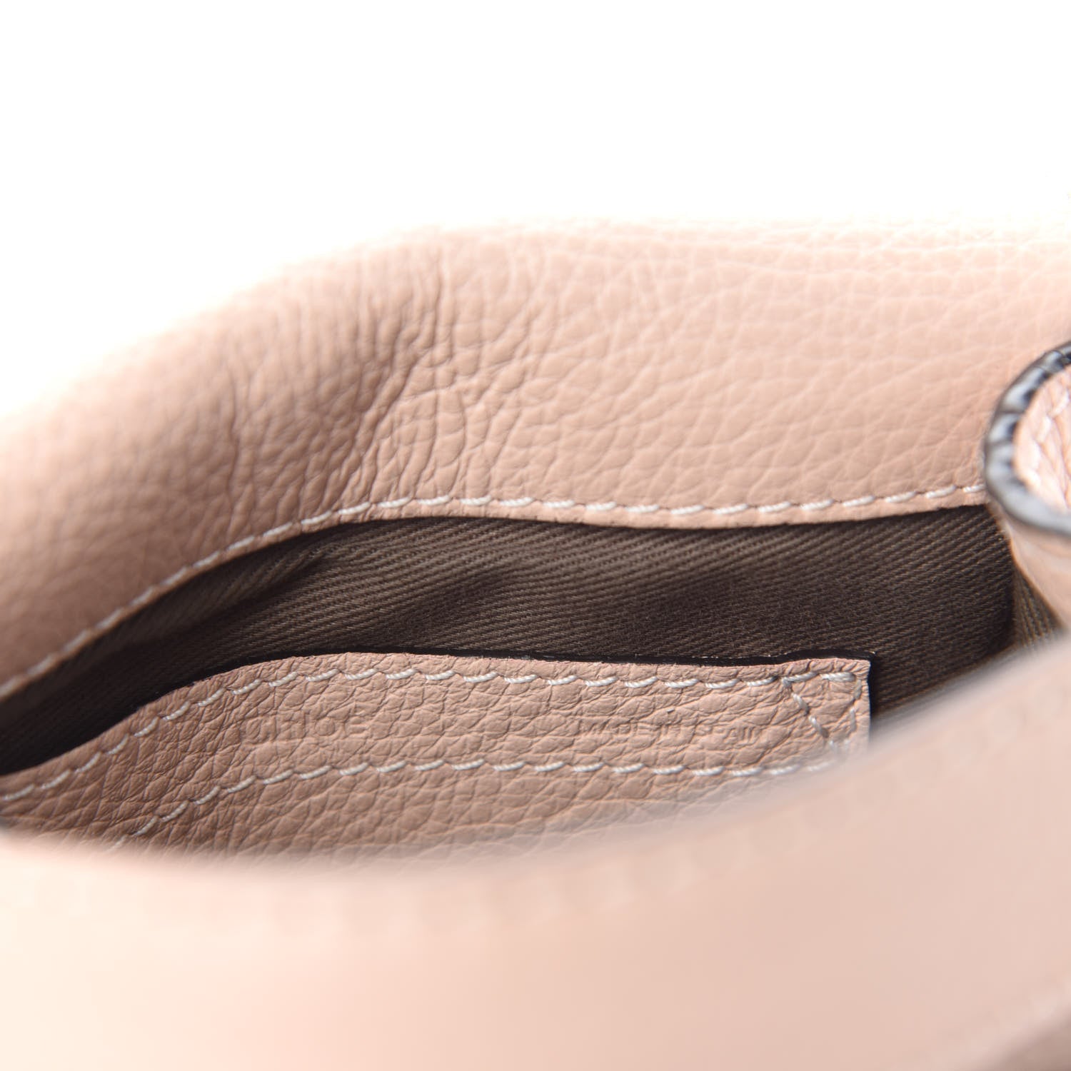 Chloe Calfskin Mini Marcie Round Crossbody Bag Blush Nude 12 of 13