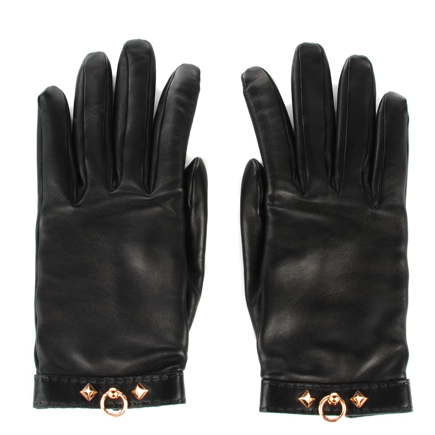 Lambskin Louise Gloves 7.5 Black
