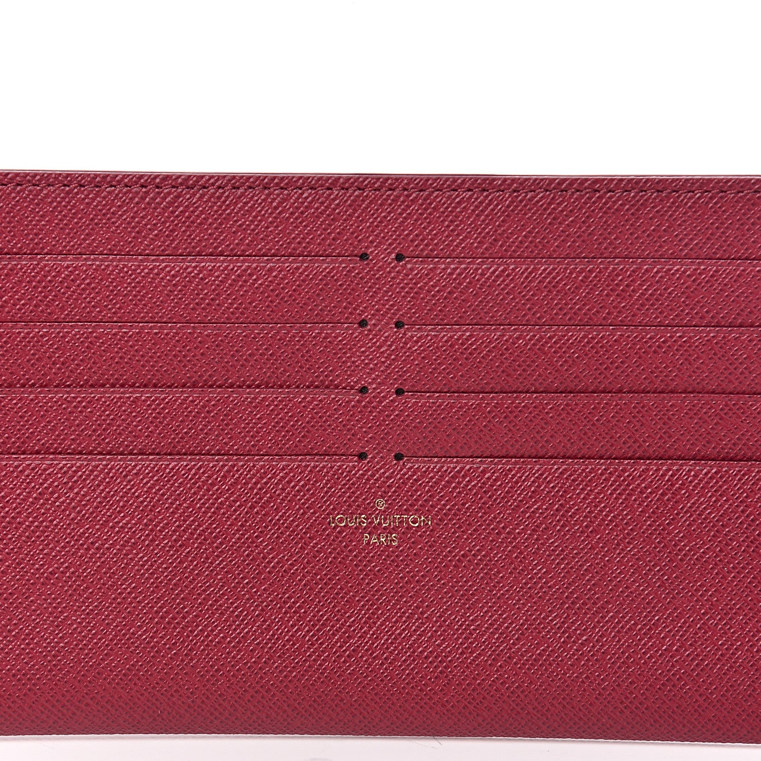 Louis Vuitton Calfskin Felicie Card Holder Insert Fuchsia 6 of 7