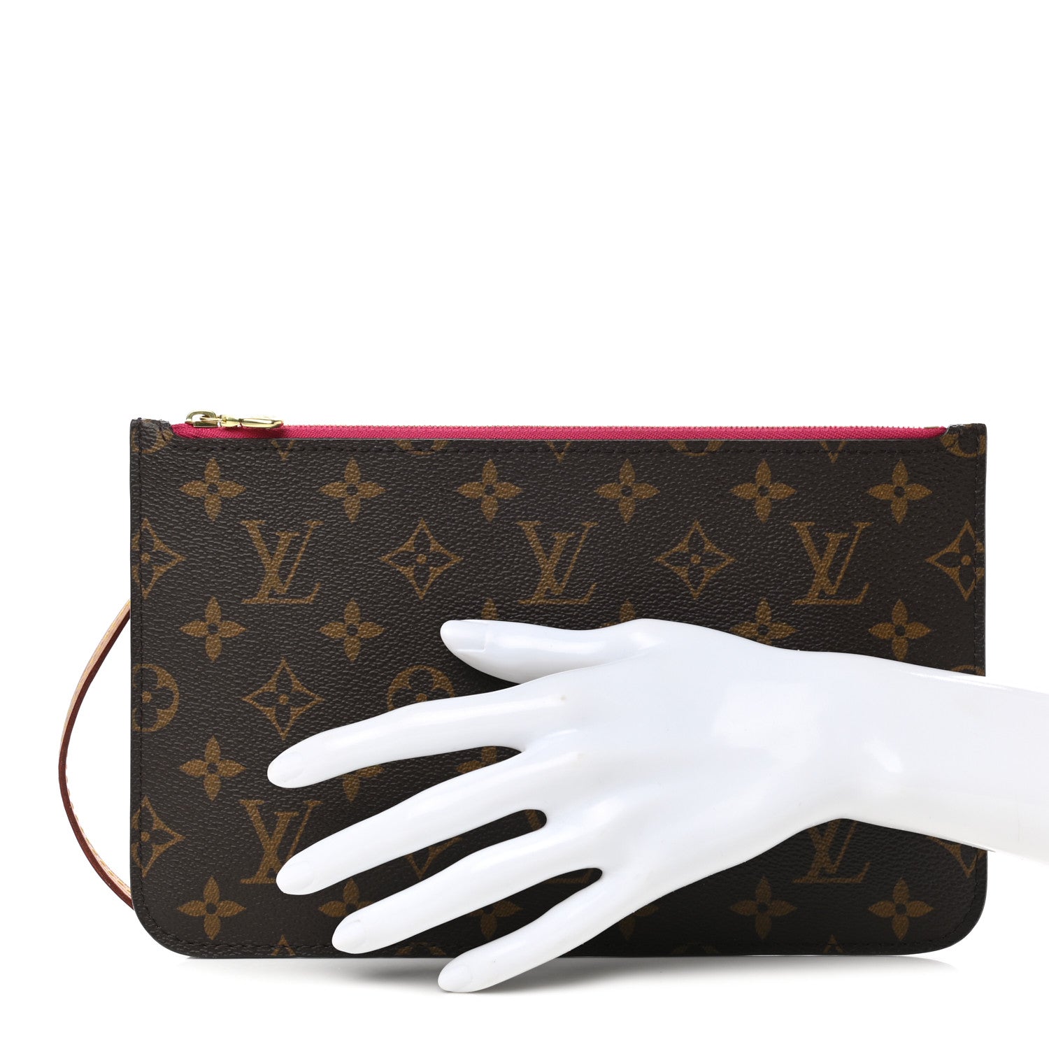 Louis Vuitton Monogram Neverfull MM GM Pochette Pivoine 2 of 7