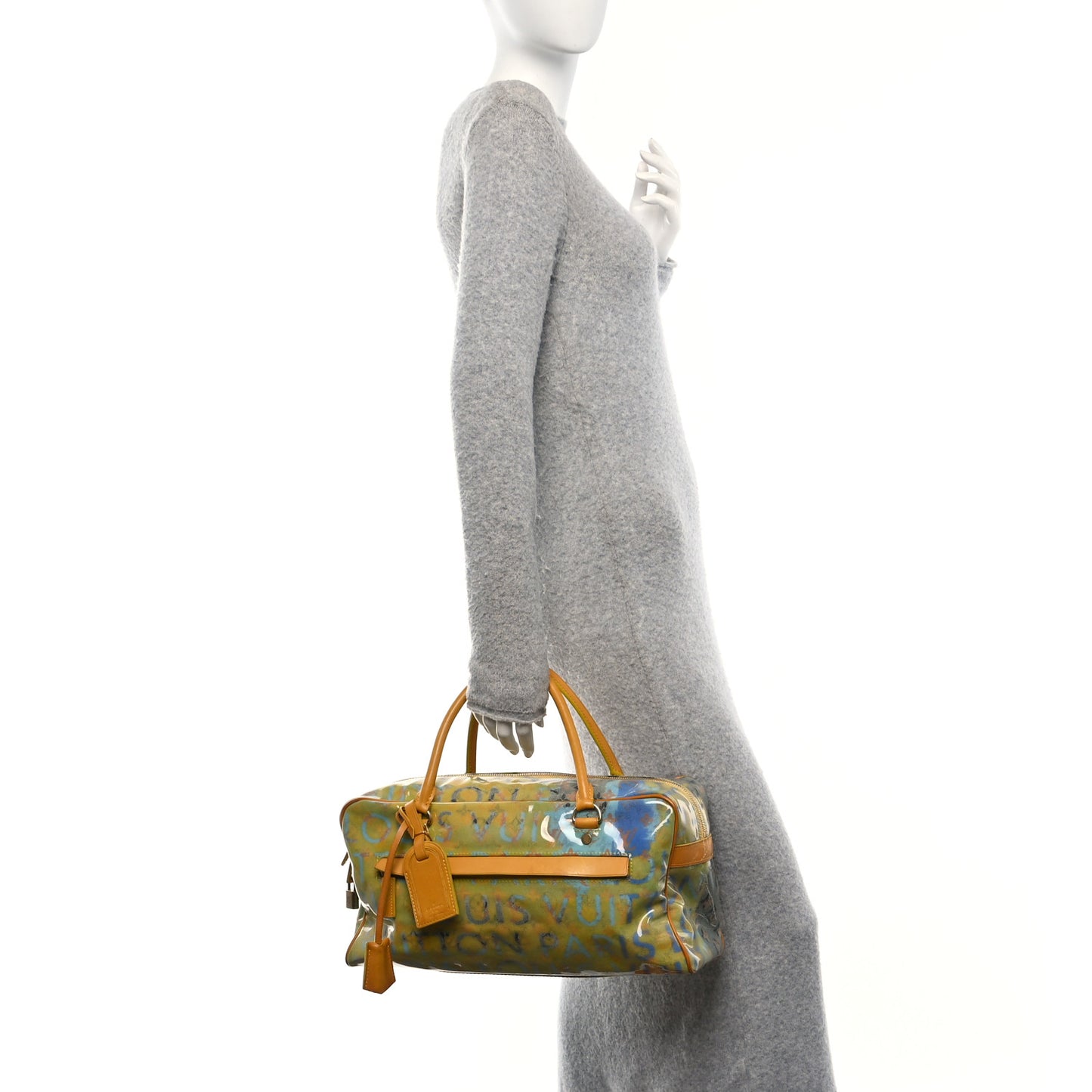 Monogram Pulp Defile Weekender PM Yellow