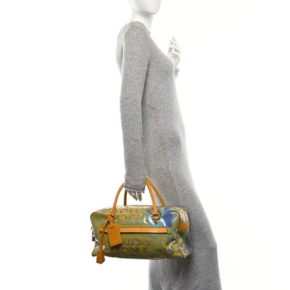 Louis Vuitton Monogram Pulp Defile Weekender PM Yellow 2 of 9