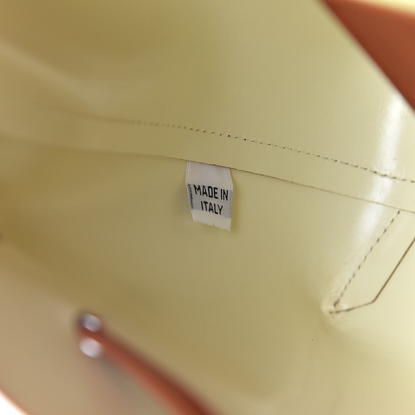 Calfskin Mini Lady Bag Brandy Cleo