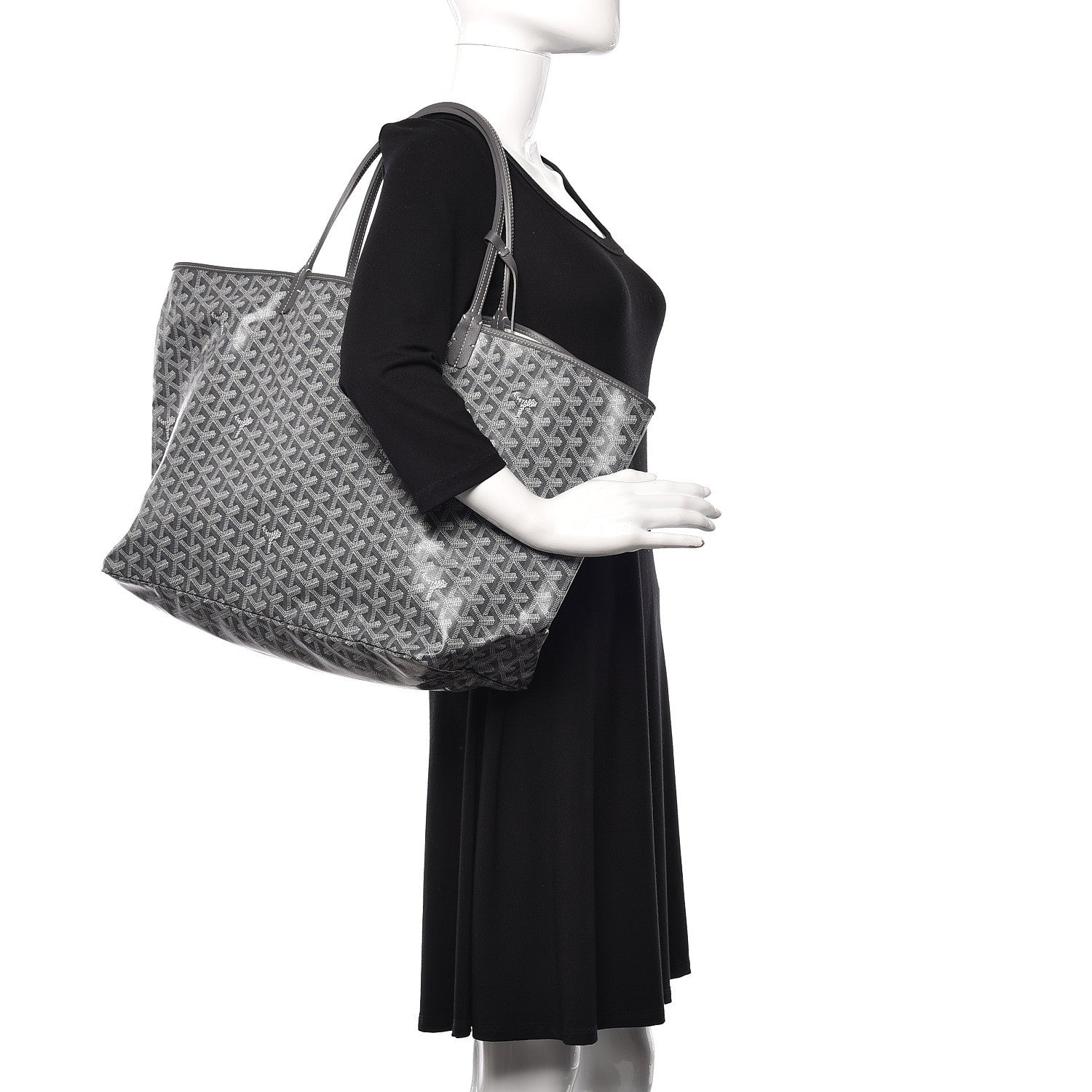 Goyard Goyardine Saint Louis GM Grey 2 of 11