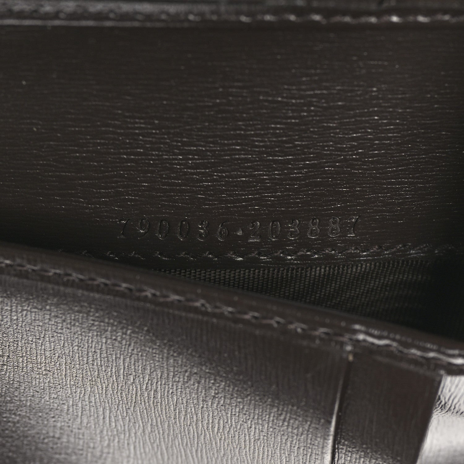 Gucci Monogram Calfskin Zip Around Wallet Beige Ebony 8 of 9