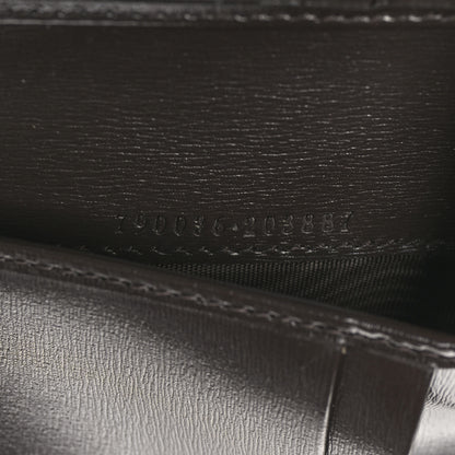 Gucci Monogram Calfskin Zip Around Wallet Beige Ebony 8 of 9