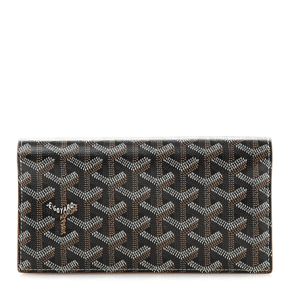 Goyard Goyardine Saint-Lambert Wallet Black Gold 1 of 8