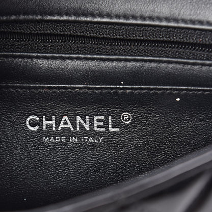 Chanel Patent Calfskin Quilted Mini Rectangular Flap Black 6 of 10