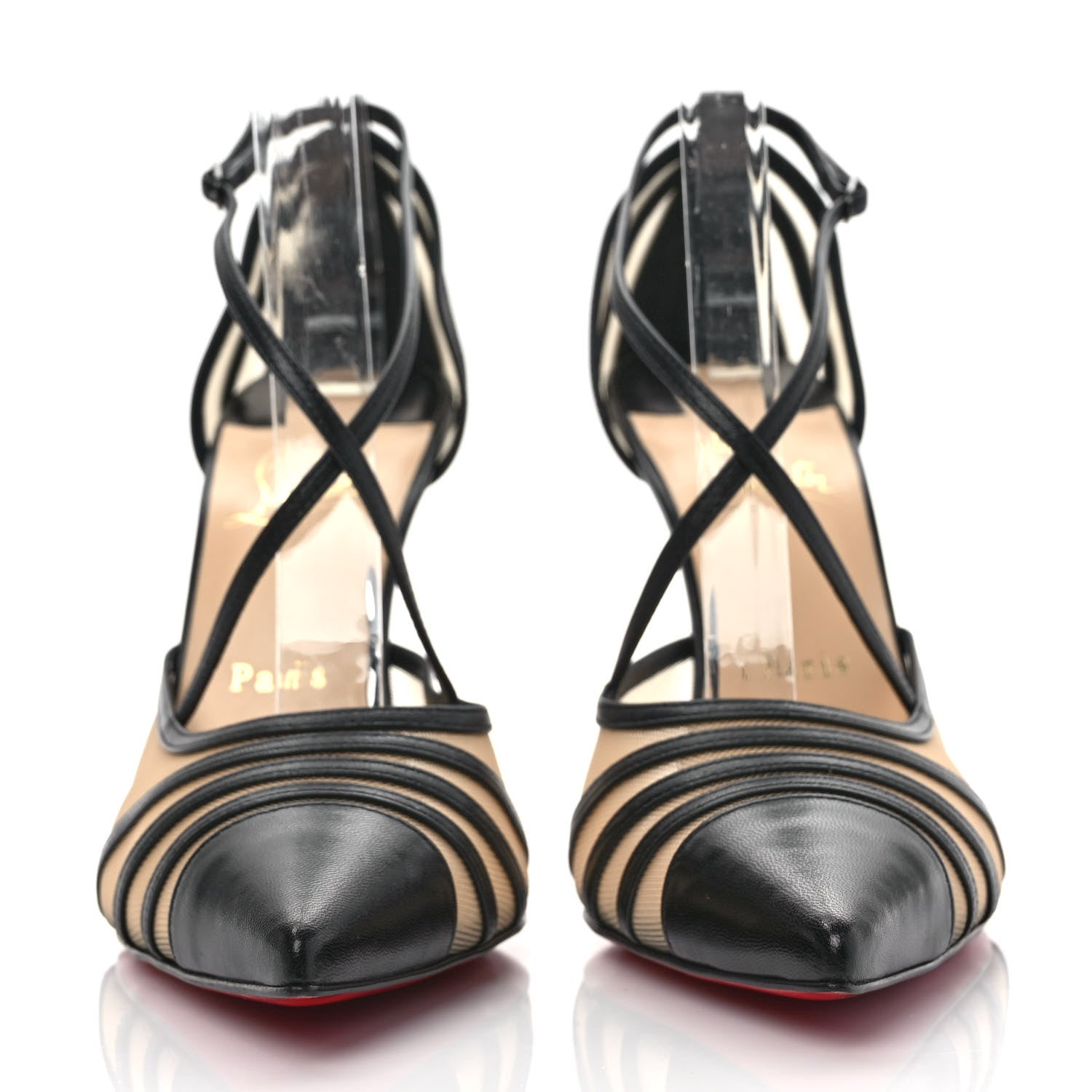 Christian Louboutin Kid Rete Theodorella 100 Pump 39.5 Black 2 of 8