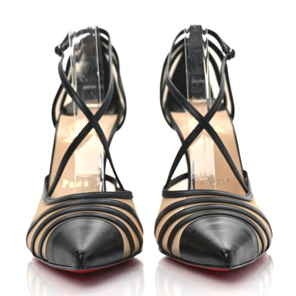 Christian Louboutin Kid Rete Theodorella 100 Pump 39.5 Black 2 of 8