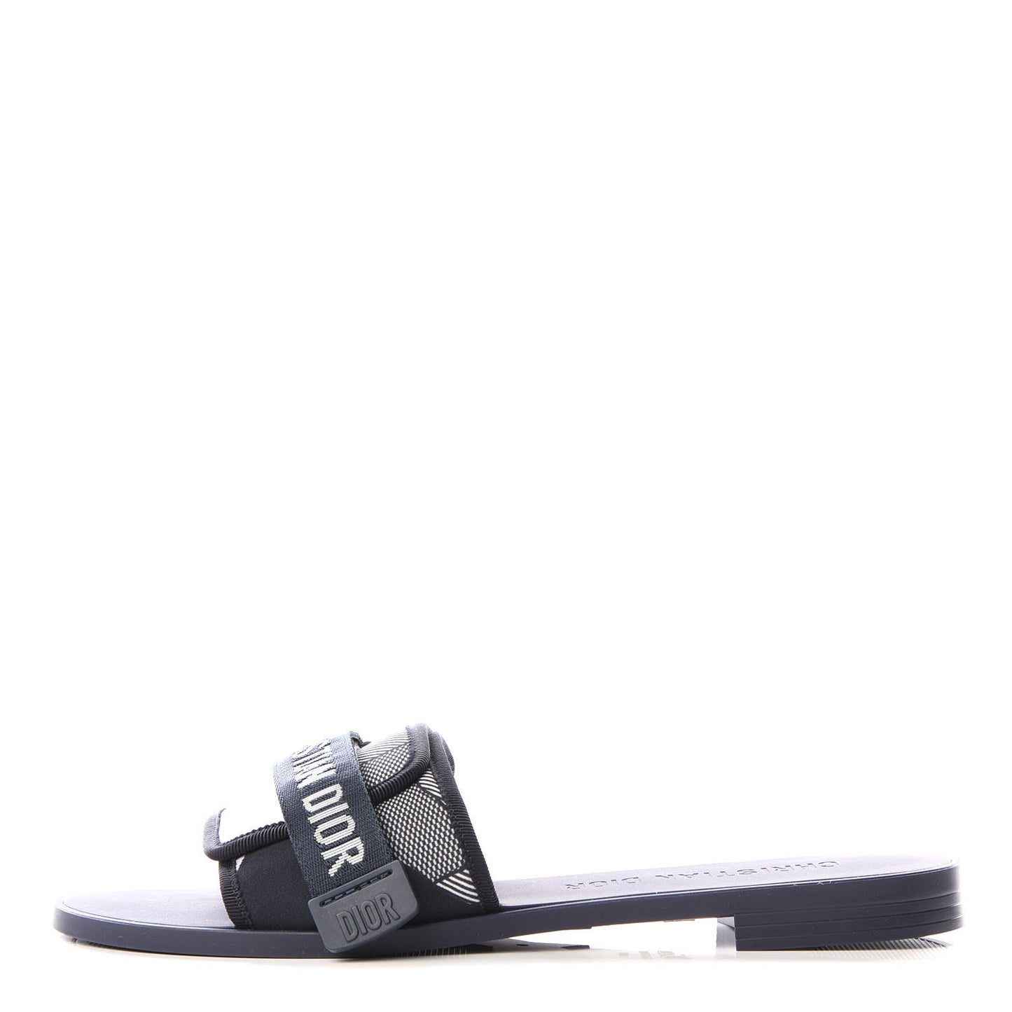 Canvas Dior(e)volution Mule Slide Sandals 42 Deep Blue