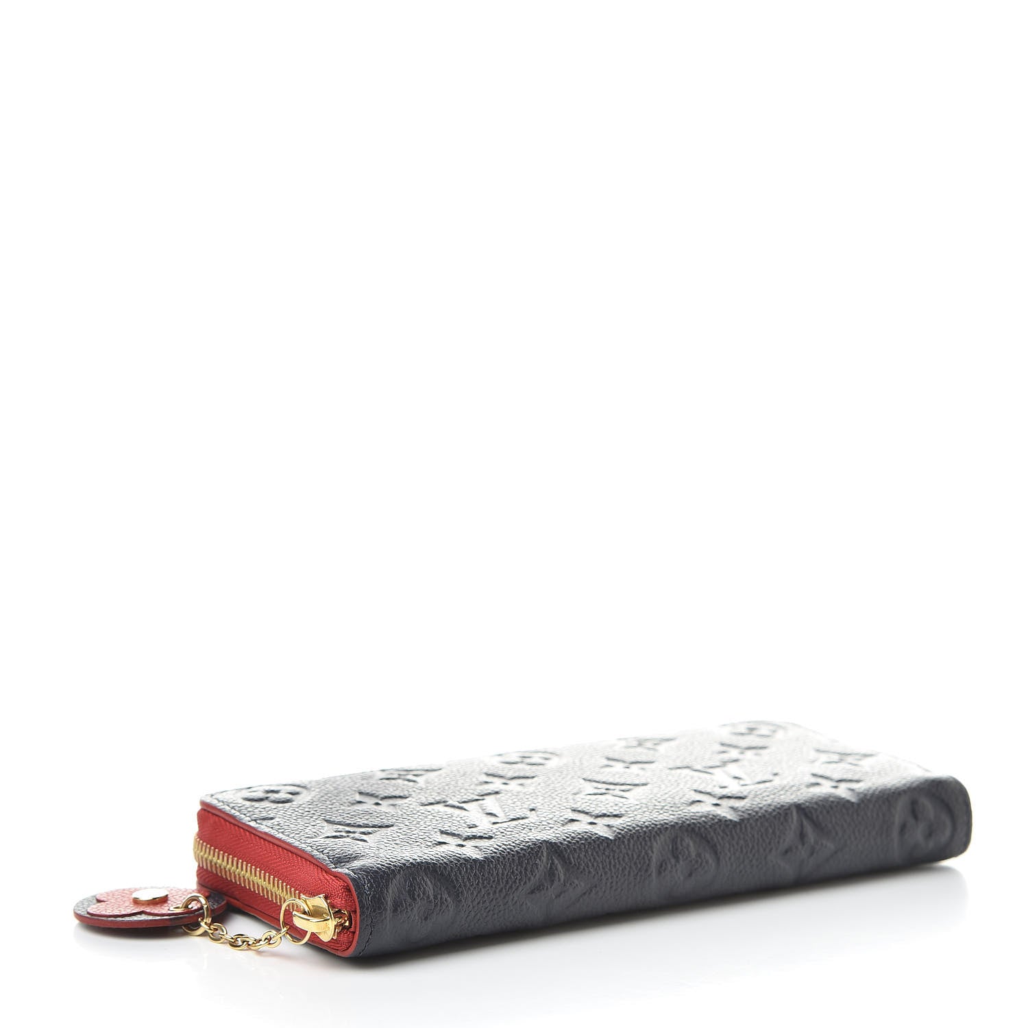 Louis Vuitton Empreinte Blooming Flowers Clemence Wallet Marine Rouge 4 of 9