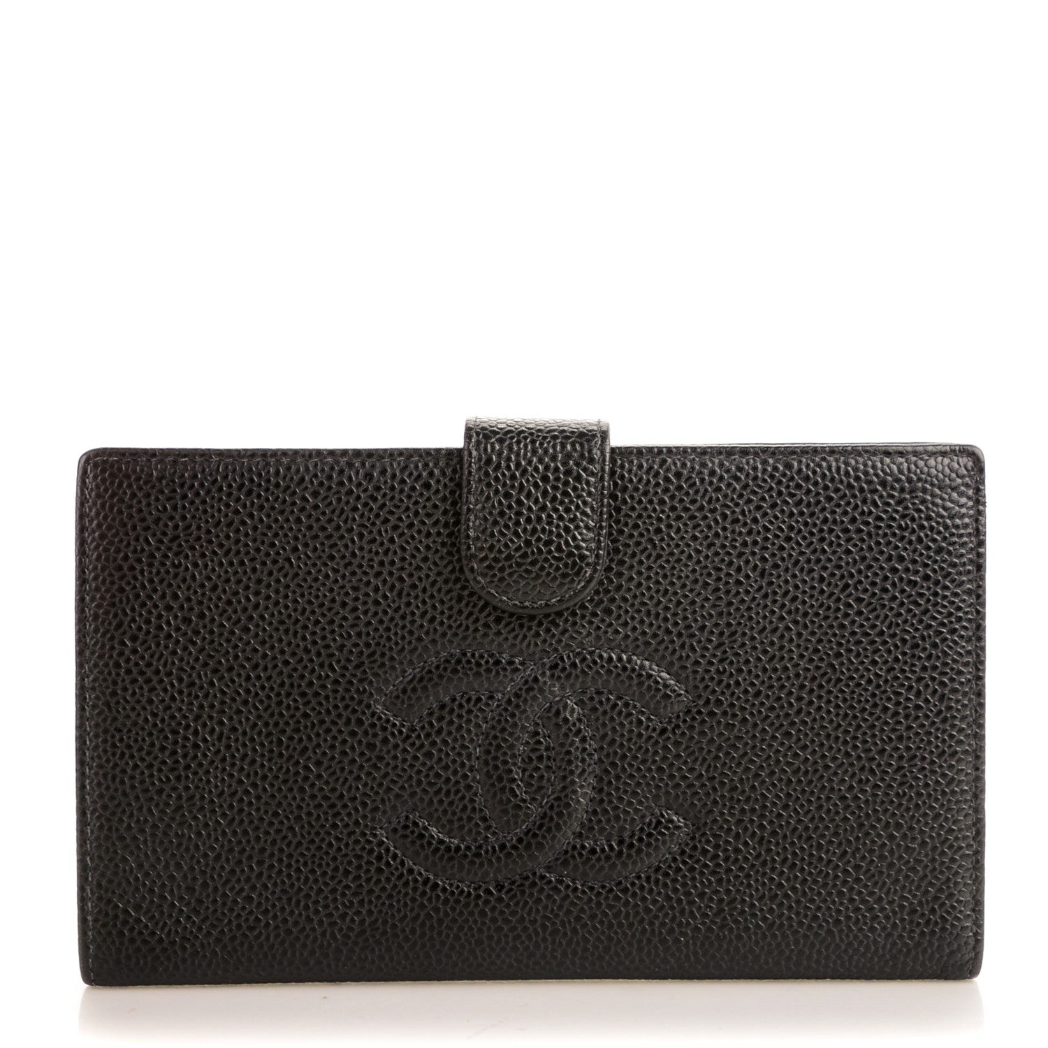 Chanel Caviar Timeless CC French Wallet Black 1 of 7