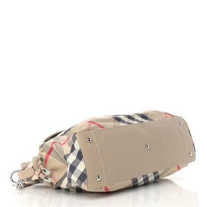 Burberry Nova Check Tote Diaper Bag Beige 5 of 11
