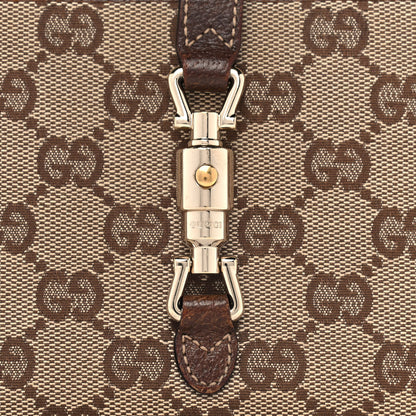 Gucci Monogram Piston Lock Compact Wallet Beige 9 of 14