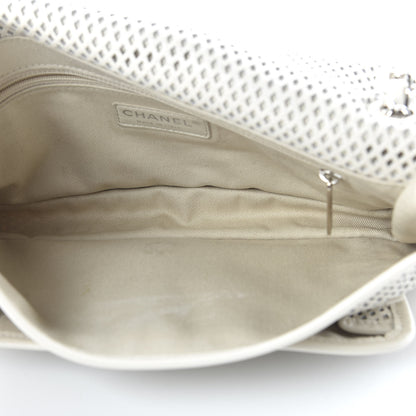Chanel Perforated Calfskin Up In The Air Flap White 5 of 10