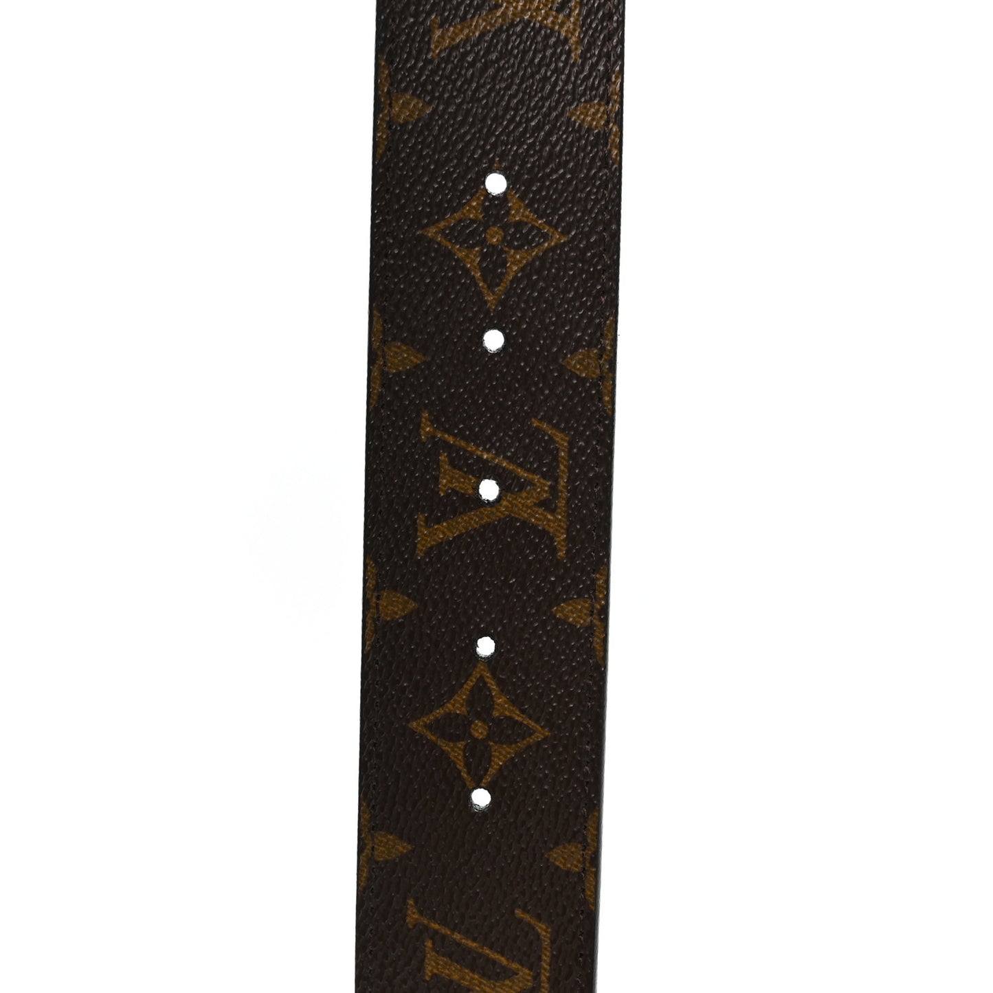Calfskin Monogram 40mm LV Initiales Reversible Belt 105 42 Black