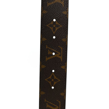Louis Vuitton Calfskin Monogram 40mm LV Initiales Reversible Belt 105 42 Black 6 of 8