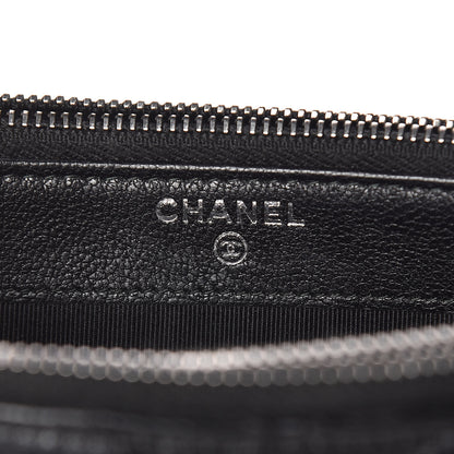 Chanel Sheepskin Chevron Quilted Studded Reissue Small Clutch With Chain Black 8 of 14
