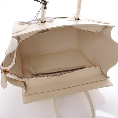 Celine Smooth Calfskin Mini Tri-Color Luggage White 5 of 7