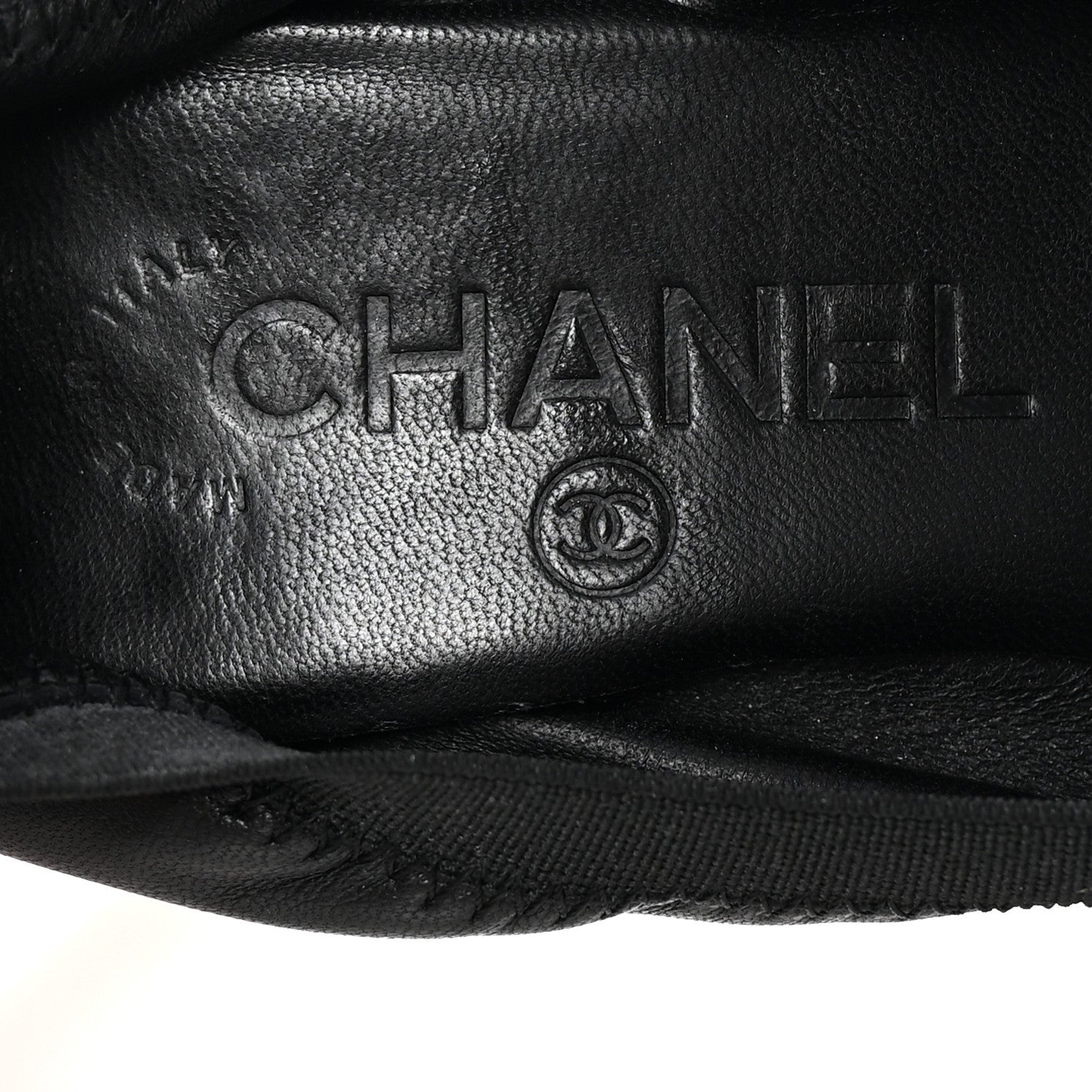 Chanel Lambskin Patent CC Elastic Cap Toe Ballerina Pumps 36 Black 8 of 10