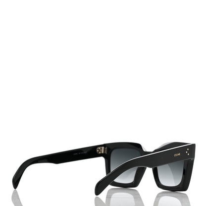 Celine Acetate Square Sunglasses CL401301 Black 4 of 7