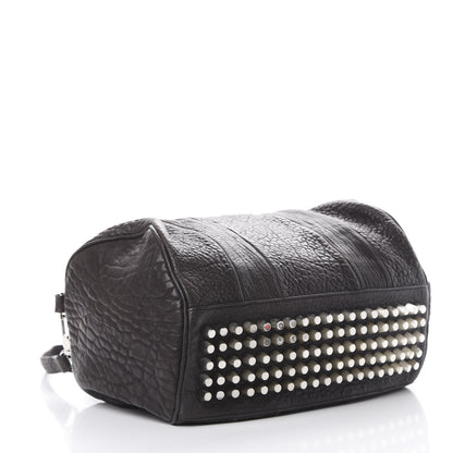 Alexander Wang Pebbled Lambskin Rocco Brown Rhodium Hardware 3 of 9