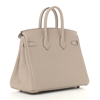 Hermes Togo Birkin 25 Gris Tourterelle 3 of 11