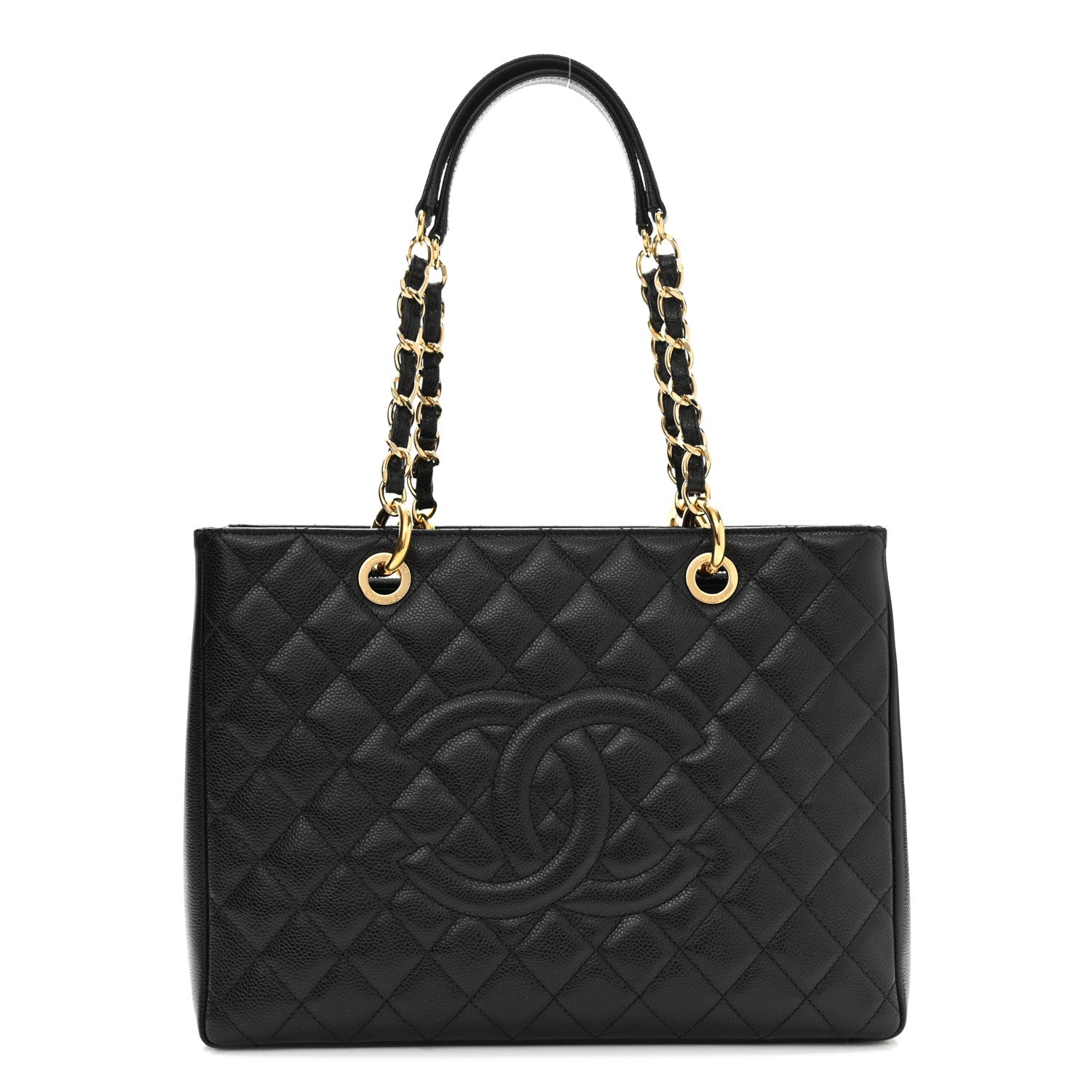 Chanel Caviar Quilted Grand Shopping Tote GST Black 1 of 10