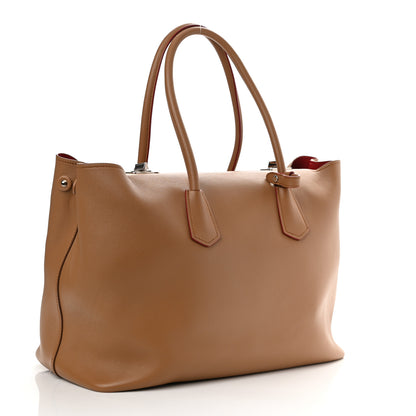 Prada City Calfskin Twin Tote Caramel 3 of 11