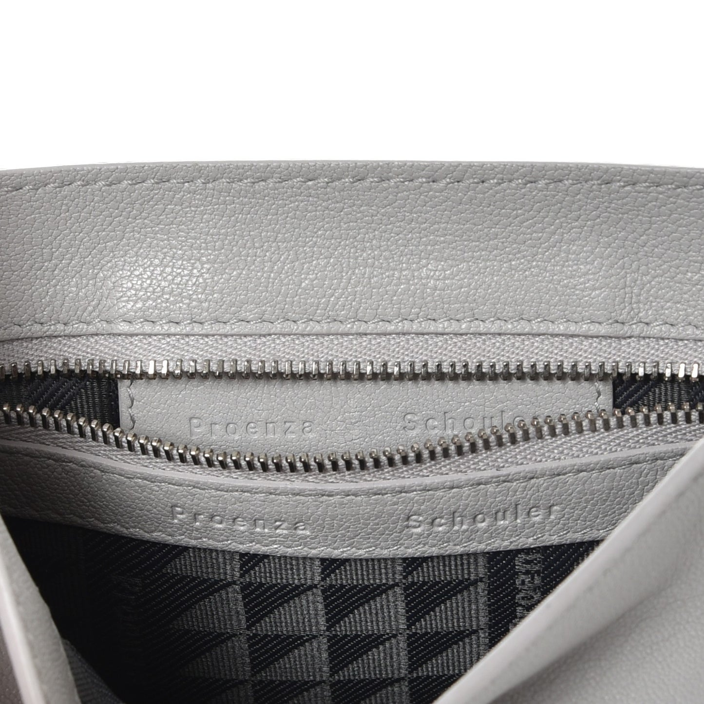 Lambskin PS1 Mini Pouch Messenger Pale Steel