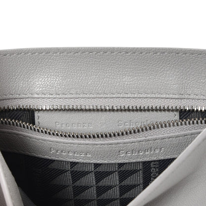 Proenza Schouler Lambskin PS1 Mini Pouch Messenger Pale Steel 4 of 8